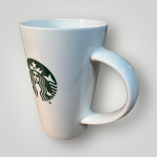 Starbucks Coffee Mug White Cup Classic Green Mermaid Siren Logo 12 OZ - Picture 2 of 10