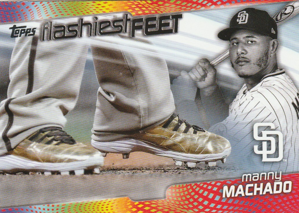 2022 TOPPS SERIES 1 MANNY MACHADO 3B PADRES #FF-3 FLASHIEST FEET SP