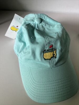 PGA Masters Members Only Pro Shop NWT Hat Cap Mint Color Adjustable-NWT