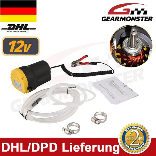 Ölpumpe 12V kräftiger Motor ÖL Wechsel Öl-Absaugpumpe Ölabsaugpumpe 60W Ölpumpe 12V kräftiger Motor ÖL Wechsel Öl-Absaugpumpe Ölabsaugpumpe 60W