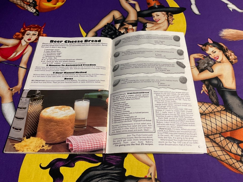 Vintage DAK Industries Inc. 1.5 lb Bread Machine Catalog Recipe Book Auto Bakery eBay