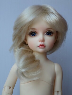1//6 BJD Doll Girl Dolls Unpainted Body Bare Doll Eyes Face Makeup Resin E