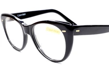 Calvin Klein CK11804 Black Acetate Designer Luxury Italy Eyeglasses Frames 51mm