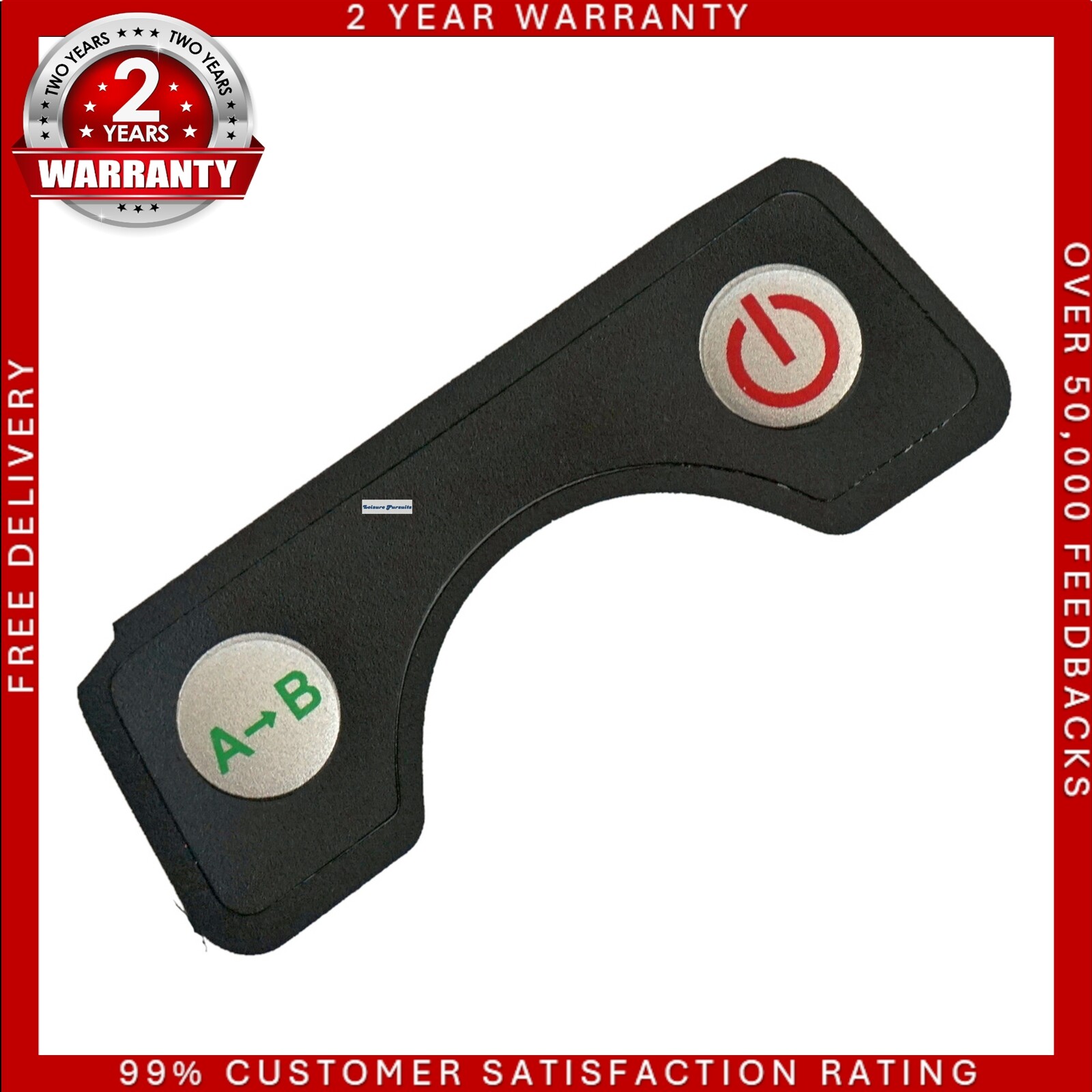 Pro Rider Golf Trolley Control Panel Buttons Sticker for 'T2' and 'D3' Handles