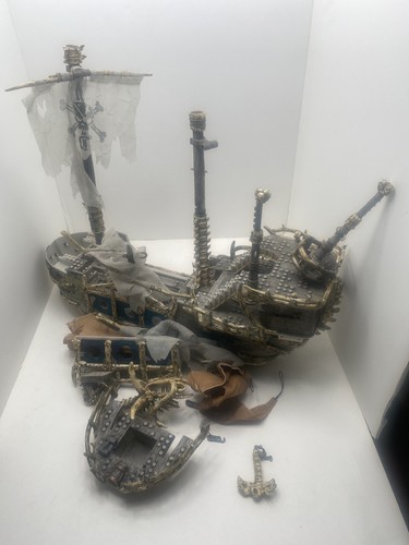 Mega Block Lego Skeleton Ship - Partial Lot