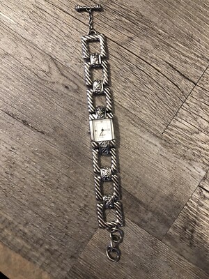 Brighton Sayan Japan Movement Toggle Clasp Square Face Square Links