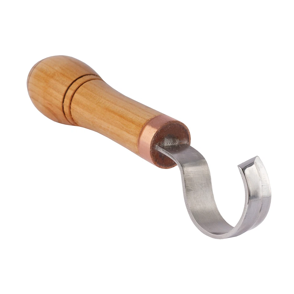 Cuchillo para tallar cuchara. Herramienta de gancho para tallar madera para cuchara, tazón para tallar. Para zurdos Foto 3 de 4