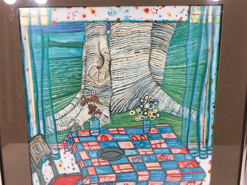 Hundertwasser Island of Lost Desire Bay Of Islands Calendario 1977 Arte enmarcado - Imagen 13 de 24