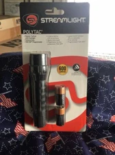 Streamlight 88850 PolyTac LED Flashlight with Lithium Batteries, Black