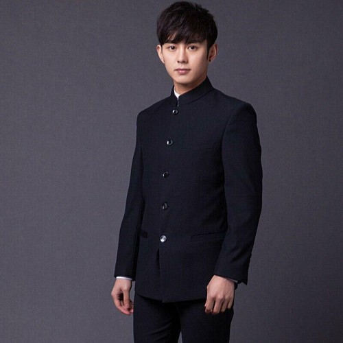 Mens Chinese Zhongshan suit 2PCS 