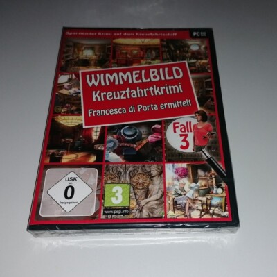 ** Wimmelbild Kreuzfahrtkrimi: Francesca di Porta ermittelt (PC) ''NEU & OVP'' **