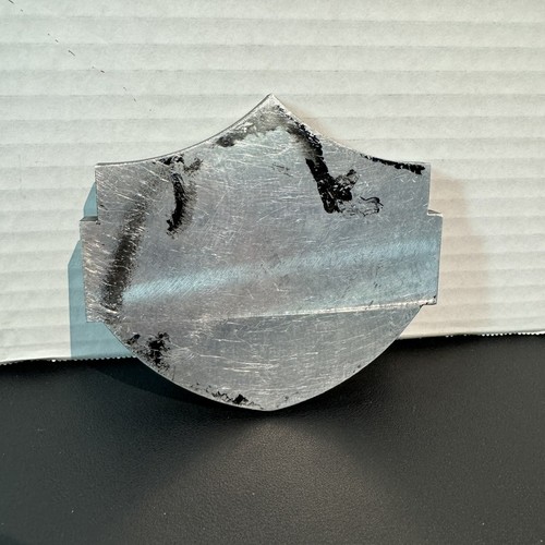 Mary Jane’s Harley Davidson Logo Shape Metal Chrome Rare Collectible / Ash Tray? - Picture 2 of 9