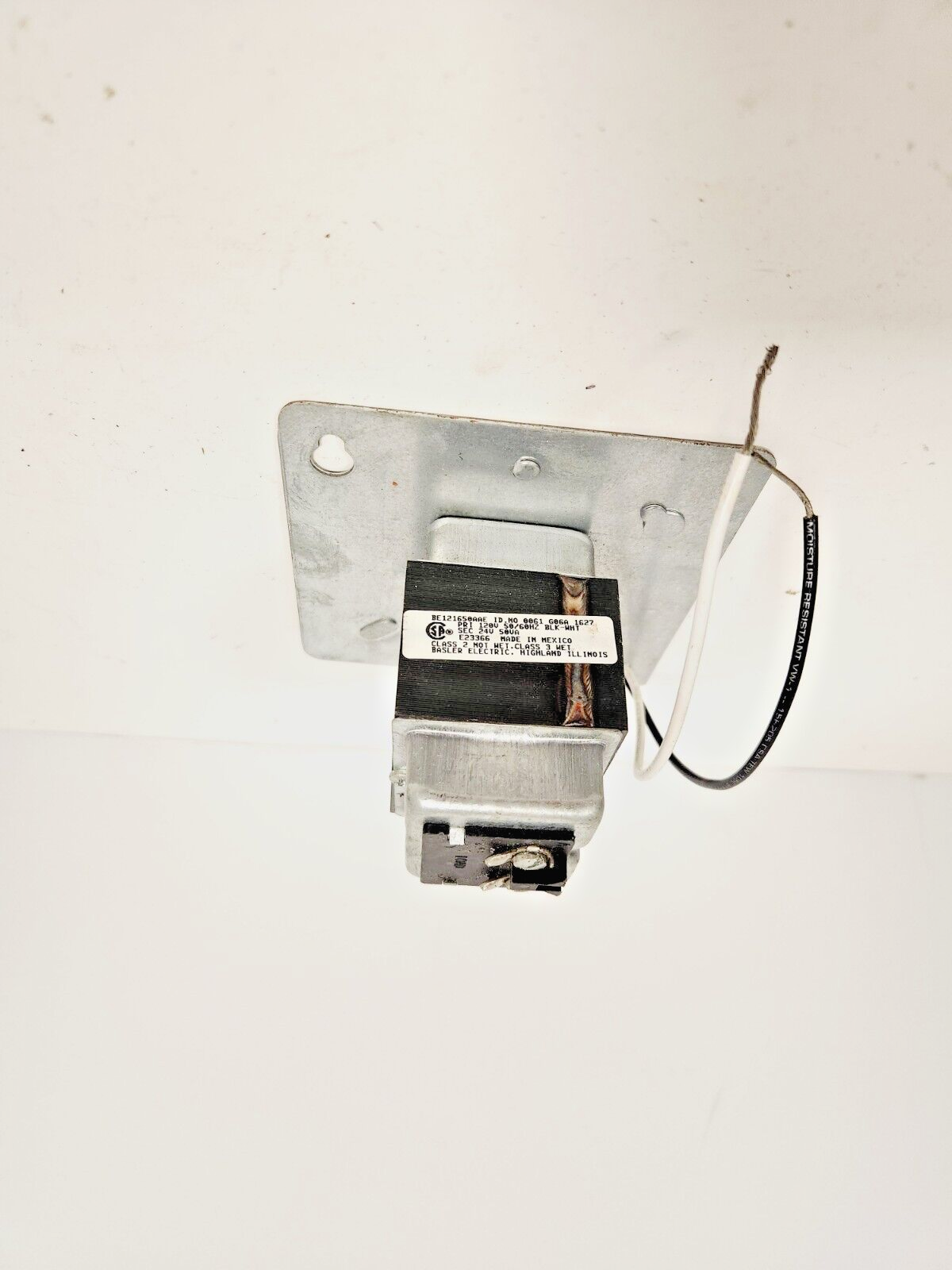 Basler Electric BE121650AAE Transformer 120V 50/60Hz Secondary 24V 50VA