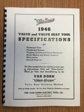 Van Dorn 1946 Valve, Seat, Pilot Specification Handbook