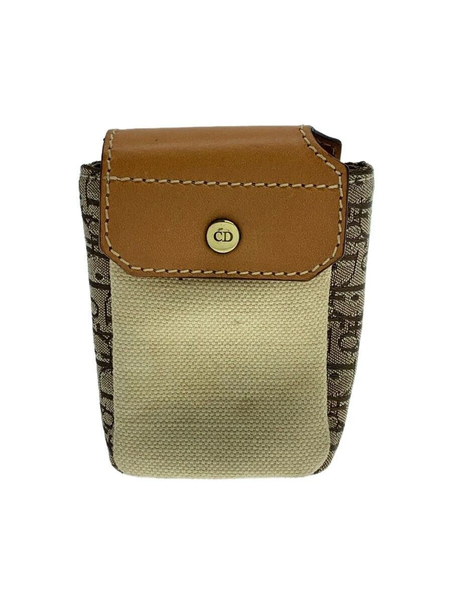 Pochette Christian Dior toile beige occasion