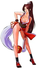 Mai Shiranui Fatal Fury Weatherproof Anime Sticker 6" Car Decal S9