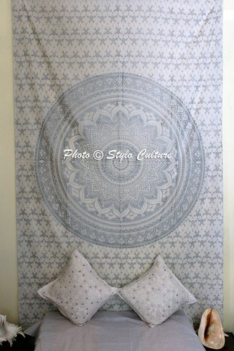 Twin Size Mandala Bedding Bed Cover Tapestry Hippie Bohemian Wall Hanging Throw - Picture 11 of 31