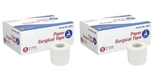 Paper Surgical Tape  2"x10 yds Hypoallergenic Dynarex (12rolls/box -2 Box), 3553