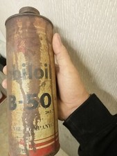 Very Rare Vintage Old Mobil Oil Can