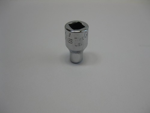 Snap-on tools 1/4 drive 3/16 SAE 6 point Socket TM6 Near Mint! - Picture 6 of 9
