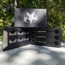 Marlboro Limited Edition Steel Tip Darts Set of 3 With 6 Flights  Map NIB