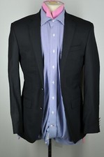 Jos A Bank Men's 1905 So9lid Navy Blazer Sport Coat 37R 37 Regular