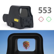 Red Green Dot Reflex Sight Scope 553 Series Tactical Holographic Optic 20mm Rail