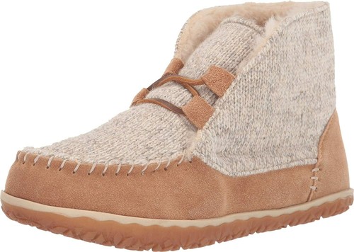 minnetonka women's torrey suede indoor and outdoor bootie slippers