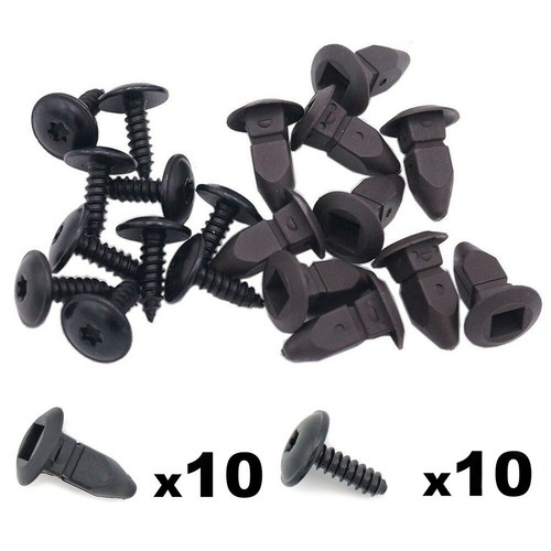 New 20x Wheel Arch Lining Splashguard Screws & Grommet Set For Golf Passat Etc - Picture 3 of 7