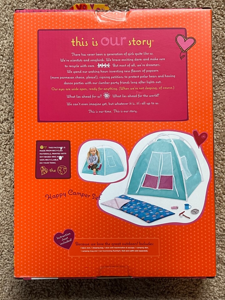 Happy Camper Set Our Generation Camping Accessories Lol Camper OUR