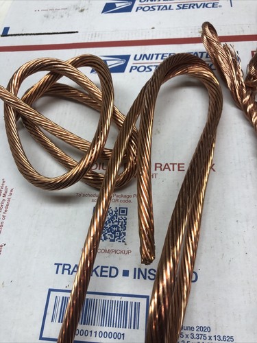 5 Lbs Scrap Clean Bare Bright Copper Wire Metal Craft Melt Material All solid  - Bild 3 von 4