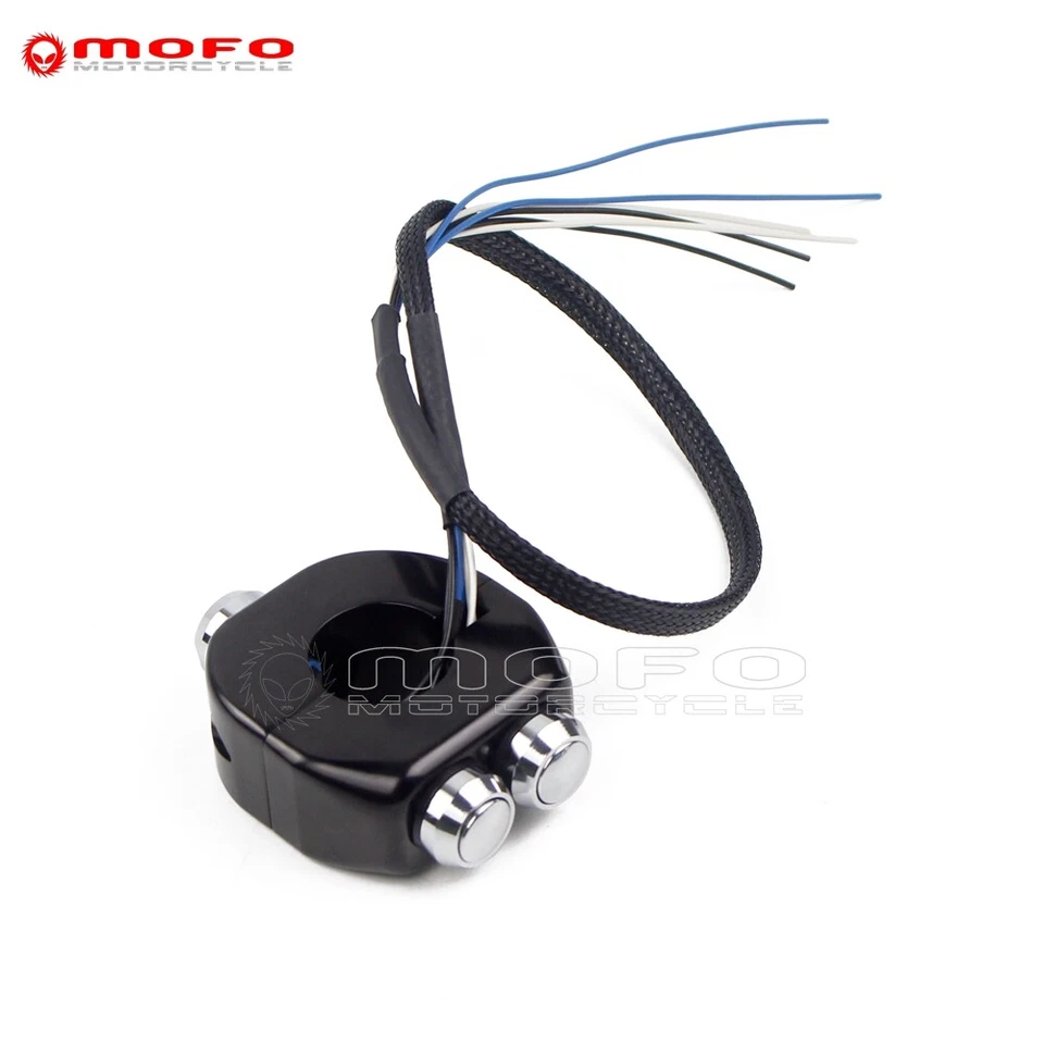 25.4mm Handlebar ON/OFF Momentaty Hand Contol Switch For Yamaha V-Star 650 1100 - Image 4 of 4
