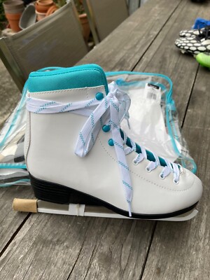 Schlittschuhe damen 39 Marke Lidl Farbe weiß nie gefahren