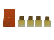 REALITIES by Liz Claiborne Women Perfume 4 x 3 ml Parfum TRAVEL MINIATURE