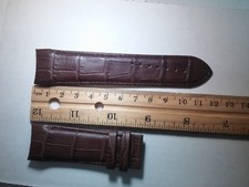 Genuine Tissot Band/Strap BROWN ALLIGATOR, 120x75 length, 24/22mm curved 1853