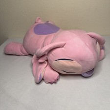 Disney Lilo and Stitch Cuddleez 22" Large Stuffed Plush Sleeping Pillow Pink