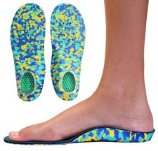 Childrens Insoles for with Flat Feet Who Need Arch Support by Size 2-6