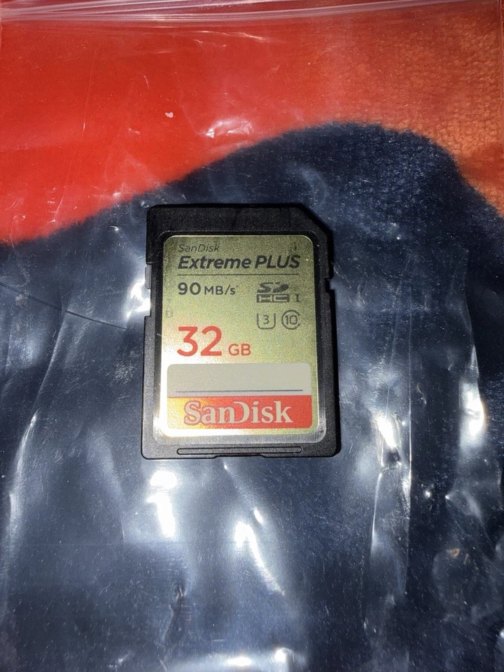 SanDisk Extreme PLUS 32GB SD USH-I Memory Card 90 MB/S - Used For One shoot - Image 2 of 4