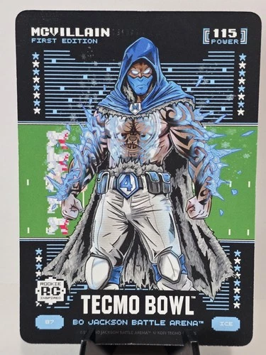 Bo Jackson Battle Arena TECMO Bowl McVillain Ice #87 - Tetairoa McMillan Rookie