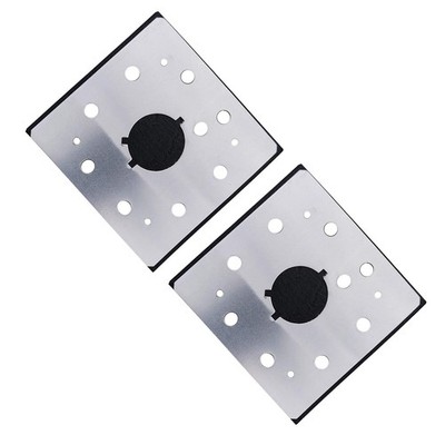 2PCS 1/4'' Square 10 Holes Sander Disc Pad Accessories For Dewalt DW411 BD5000