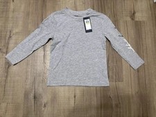 Tommy Hilfiger Boys Long Sleeve Size 4T Heather Gray T-Shirt Tee Sleeve Graphic