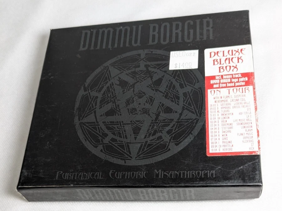Dimmu Borgir - Puritanical Euphoric Misanthropia - Deluxe Black Box CD - 2001 - Image 2 of 4