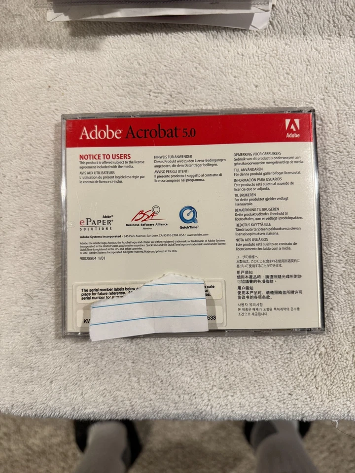Adobe Acrobat 5.0 for Windows - SERIAL # INCLUDED!!!! - Image 2 of 2