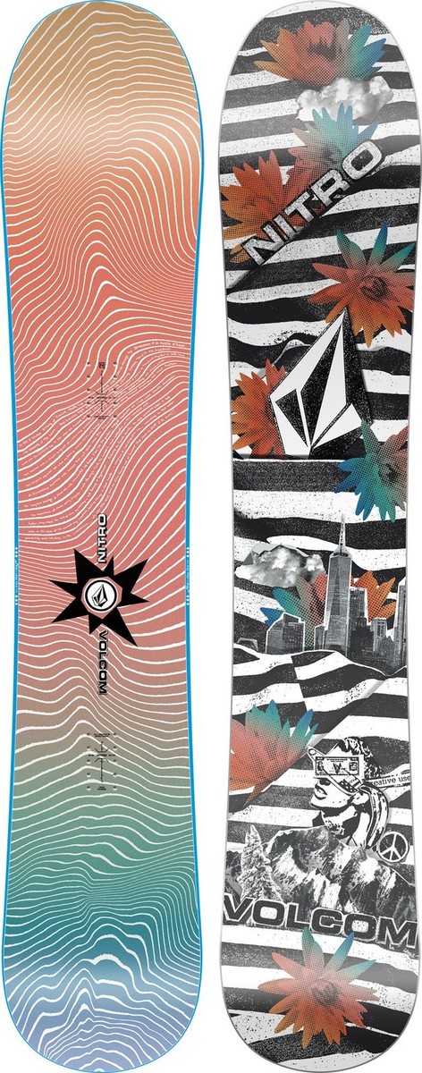 Nitro Alternator X Volcom Men's All-Mountain Snowboard