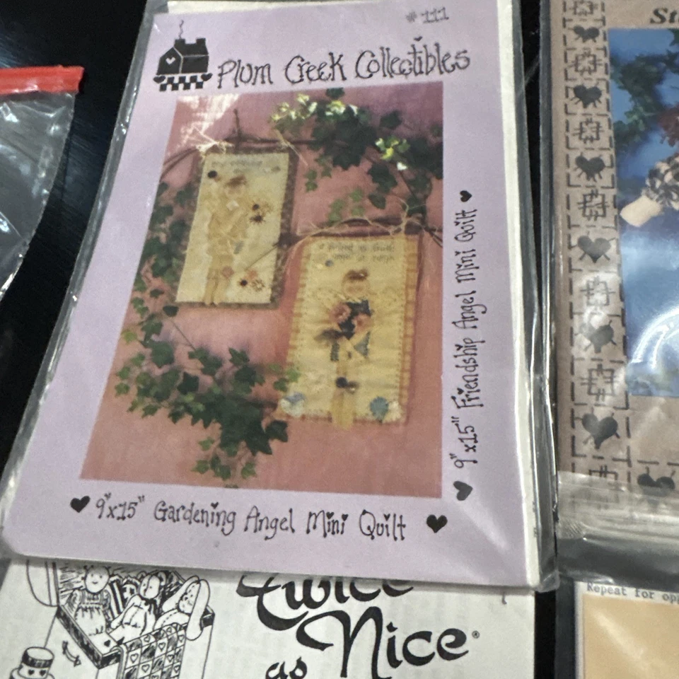 Vintage Craft Patterns From The 90’s Set Of 8 - Image 2 of 4