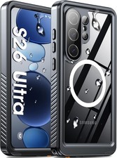 360 Full Body Waterproof Case Built-in Screen Lens Protector for Galaxy S26