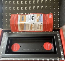 Aria Vent OG 4" x 10" Steel Matte Black Floor Register AV4X10BLK