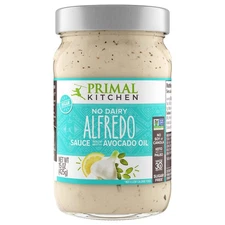 Primal Kitchen Gluten Free Dairy Free Alfredo Sauce Avocado Oil 1 Pound