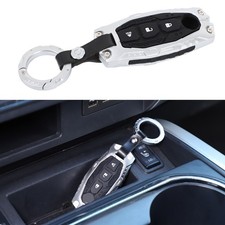 Funda con llavero remoto inteligente plateado para automóvil compatible con Nissan Frontier 2022+