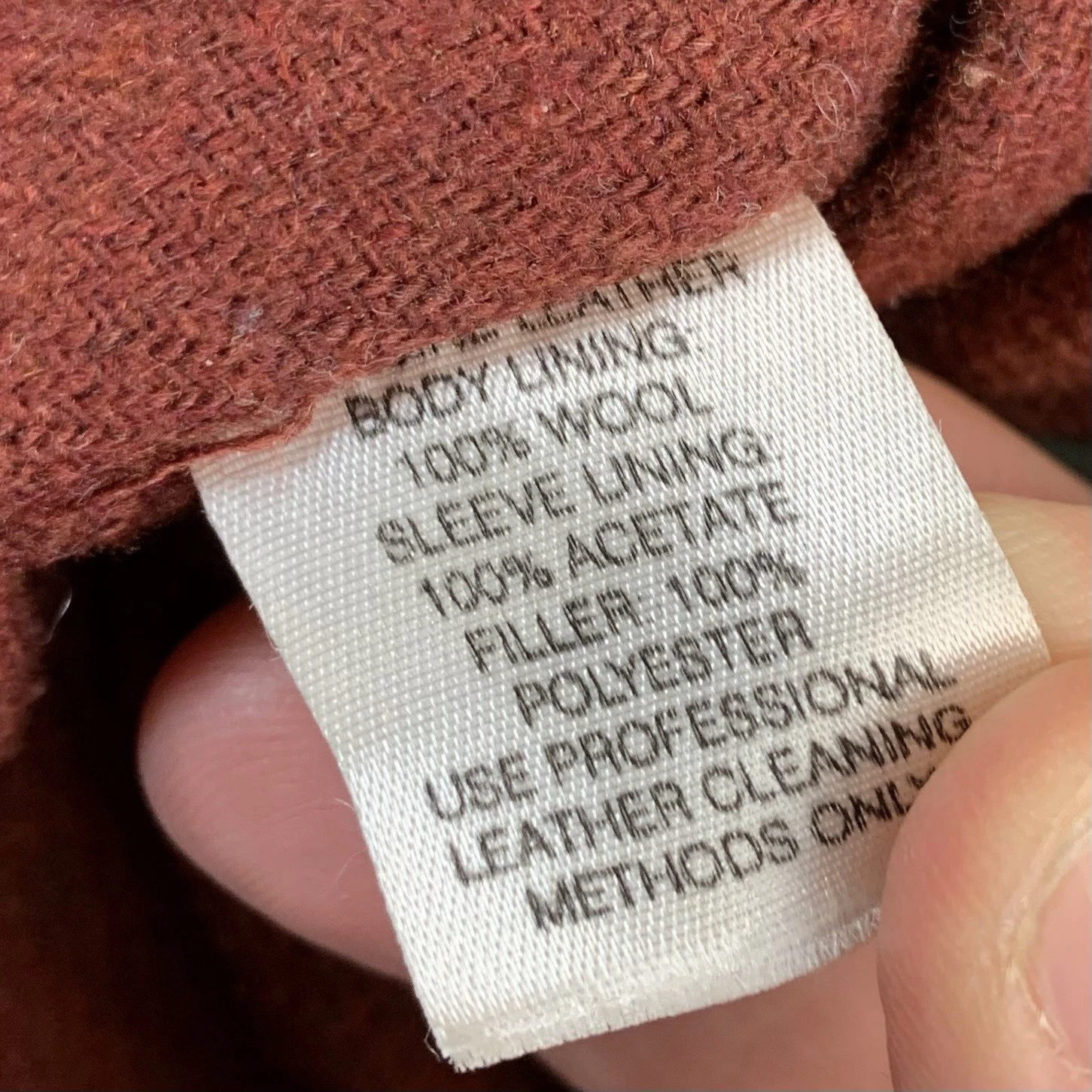 Rare LONE PINE American Made Barnstormer Leather Jacket, Wool Shawl Collar 42 - product detail image 10
